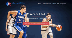 Desktop Screenshot of maccabiusa.com